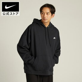 【期間限定価格 11.12 10:00〜11.27 1:59】ナイキ クラブ フリース メンズ オーバーサイズド フレンチ テリー プルオーバー パーカー NIKE ウェア トップス 長袖 アパレル 通気 ジム スポーツ ロゴ ポケット 公式 親子コーデ SP25 プルオーバーフーディ