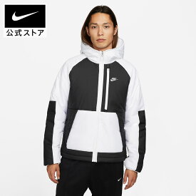 【40%OFFクーポン対象 12.12 13:00〜12.17 12:59】ナイキウェア Therma-FIT レガシー メンズ フーデッド ジャケット NIKE アウター 撥水 アウトドア 登山 キャンプ マウンテンパーカー ジャンパー 防寒 防寒着 防風 自転車 バイク 通学 通勤 S-2XL dd6858-100