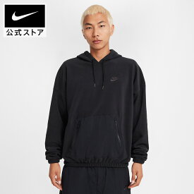 【クリアランス価格】ナイキ クラブ+ POLAR フリース プルオーバー L/S フーディ NIKE ライフスタイル ウェア トップス パーカー Mens Sportswear HO23 fb8389-010 アウトドア あったか 長袖 黒 ブラック 起毛 XS-2XL