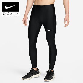 【期間限定価格+2BUY40%OFFクーポン対象 4.18 0:00〜4.20 23:59】ナイキ メンズ ランニングタイツ NIKE メンズ ウェア スポーツタイツ 陸上 部活 マラソン ジョギング ジム チャック 伸縮性 Dri-FIT 黒 ブラック S-5XL at4242-010 SU23 ランニング 屋内 トレーニング