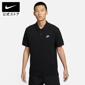 【春夏ウェア30%オフ/2BUY40%オフCPN対象 5.9 20:00〜5.13 23:59】ナイキウェア メンズポロ NIKE ライフスタイル ウェア トップス カジュアル ポロシャツ 半袖 ワンポイント ゆったり コットン100％ 刺繍ロゴ ユニセックス teamsports 黒 ブラック S-5XL 父の日