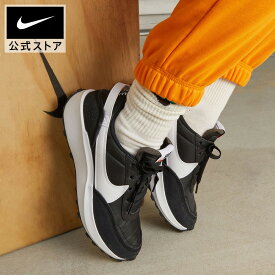 【40%OFF/10%OFFクーポン対象 6.4 20:00〜6.6 23:59】ナイキ ワッフル デビュー ウィメンズシューズ NIKE レディース シューズ スニーカー ローカット 通勤 通学 普段使い 黒 ブラック 22cm-29cm dh9523-002 母の日 【Black_c】 ライフスタイルシューズ