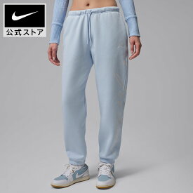 【20%OFFクーポン対象 2.3 20:00〜2.10 1:59】ウィメンズジョーダン BRKLN FLC パンツ GFX NIKE レディース スウェットパンツ ボトムス 長ズボン JORDAN Jumpman 手書き風 普段着 快適な着用感 水色 パステルカラー XS-2XL SP26