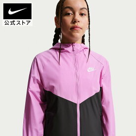 ナイキ YTH NSW RPL WR フーディ ジャケット NIKE キッズ ジュニア 子ども ユニセックス ジャケット フード付き 撥水素材 軽量 ジッパー付きポケット 運動 130cm-170cm SP26