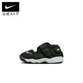 ナイキ リフト ベビー シューズ NIKE 赤ちゃん 男の子 女の子 キッズ 子供靴 ファーストシューズ スニーカー サンダル ローカット 出産祝い プレゼント 親子コーデ 調節可能 マジックテープ 黒 ブラック SU23 317415-014 【Black_c】 ライフスタイルシューズ