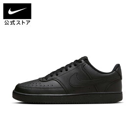 ナイキ コート ビジョン LOW ネクスト ネイチャー メンズシューズ NIKE メンズ シューズ スニーカー ローカット ライフスタイル カジュアル 親子コーデ 通勤 通学 通気性 快適 黒 ブラック 23cm-33cm dh2987-002 【Black_c】 ライフスタイルシューズ