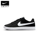 【40%OFF/2BUY10%OFFクーポン対象 6.7 12:00〜6.8 23:59】ナイキ コート ロイヤル ウィメンズシューズ NIKE レディース スニーカー シューズ ライフスタイル ローカット 通学 通勤 シンプル 黒 ブラック 22cm-29cm 749867-010 母の日 ライフスタイルシューズ