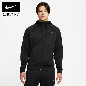 ナイキ Therma-FIT メンズ フルジップパーカー NIKE トップス パーカー サステナブル Therma-FIT メンズ teamsports サーマ ヒート dq4831-010 アウトドア フィットネス ウェア 黒 白 あったか ギフト