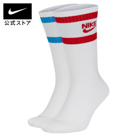 【ポイント10倍 5.18 0:00〜5.20 23:59】ナイキ ヘリテージ クルー ソックス (2足)NIKE メンズ バスケ サッカー用 sk0205-902 靴下 ギフト 白