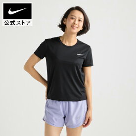 【2点購入で40%OFF/30%OFFクーポン対象 9.25 0:00〜9.30 23:59】ナイキ マイラー ウィメンズ ショートスリーブ ランニングトップ NIKE レディース ウェア トップス 半袖 Tシャツ ジム 部活 Dri-FIT 黒 ブラック XS-3XL SU23 ランニング 屋内 トレーニング 母の日