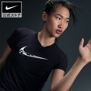 【50%OFFクーポン対象 10.28 0:00〜10.31 23:59】ナイキ ワン ウィメンズ Dri-FIT ショートスリーブ グラフィック ランニングトップ NIKE womens レディース スポーツウェア トレーニングウェア フィット