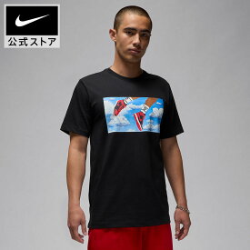 【40%OFFクーポン対象 11.4 0:00〜11.11 1:59】ジョーダン フライト エッセンシャル メンズ Tシャツ NIKE mens トップス 半袖 Jordan Jumpman 黒 ブラック イラスト プリント バスケ カジュアル コットン100％ 普段着 FA25