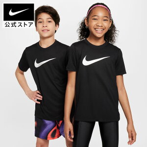 �i�C�L YTH DF LGD �X�E�b�V�� �n�C�u���b�h S/S T�V���c NIKE �L�b�Y �W���j�A ���j�Z�b�N�X �� �u���b�N ���� �y�� �^�� �X�|�[�c ���i�� �t�B�b�g�� �V���v�� Dri-FIT �v�����g FA25