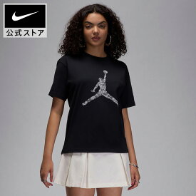【2点購入で40%OFF/30%OFFクーポン対象 9.25 0:00〜9.30 23:59】ウィメンズ ジョーダン BRK SS GF GFX レース S/S Tシャツ NIKE レディース 半袖 バックプリント コットン ゆったり 普段着 スポーティー 黒 ブラック XS-2XL FA26