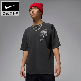 【40%OFFクーポン対象 9.19 20:00〜9.24 01:59】ジョーダン ブルックリン メンズ オーバーサイズド グラフィック Tシャツ NIKE 半袖 ショートスリーブ JORDAN プリントT バックプリント ジャンプマン クルーネック S-3XL FA26
