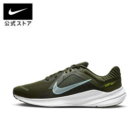 【50%OFFクーポン対象 7.18 0:00〜7.20 23:59】ナイキ クエスト 5 メンズ ロード ランニングシューズ NIKE シューズ ランニング Mens カーキ メッシュ シンプル 安定感 耐久 通気 軽量 安定感 クッション性 運動 スポーツ 定番 公式 ギフト HO24