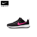 【2BUY20%OFFクーポン対象 7.7 12:00〜7.9 23:59】ナイキ レボリューション 6 リトルキッズシューズ NIKE シューズ キッズ サステナビリティ Kids 黒 メッシュ シンプル 軽量 通気 伸縮 クッション性 定番 運動 普段着 公式 ギフト HO24 親子コーデ