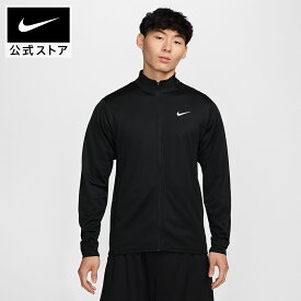 ナイキ トータリティ メンズ Dri-FIT ニット バーサタイル ジャケット NIKE ジム ウェア トップス ジャケット サステナビリティ Dri-FIT Mens 黒 長袖 アウター 速乾 ヨガ HO24 ランニング 屋内 トレーニング