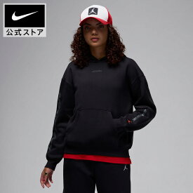 ウィメンズ ジョーダン ブルックリン フリース プルオーバー L/S フーディ NIKE レディース パーカー フーディー 起毛加工 フリース素材 Jordan JumpMan ブラック XS-2XL HO25