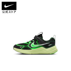 ナイキ コズミック ランナー リトルキッズシューズ NIKE キッズ 女の子 男の子 子ども 運動靴 ランニングシューズ ランニング 黒 ブラック 通学 部活 着脱簡単 16.5cm-22cm HM4400-009 HO25