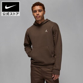 【2BUY30%OFFクーポン対象 2.10 20:00〜2.18 23:59】ジョーダン ブルックリン フリース メンズ プルオーバー パーカー NIKE メンズ トップス フーディー パーカー Jordan JumpMan フリース素材 胸元ワンポイント ブラウン 茶色 S-3XL HO25