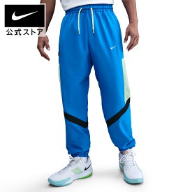 【期間限定価格 3.4 20:00〜3.11 1:59】ナイキ ウーヴン アイコン パンツ STRTFV SN NIKE メンズ ボトムス 長ズボン バスケットボール ウェア レトロスタイル 起毛裏地 保温性 通気性 部活 試合 青 ブルー S-3XL HO25