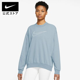 【2BUY20%OFFクーポン対象 6.11 18:00〜6.20 23:59】ナイキ Dri-FIT ゲット フィット ウィメンズ グラフィック クルーネック スウェットシャツ NIKE ウェア トップス フィットネス トレーニング 速乾 ロゴ 長袖 ドライフィット 公式 ギフト SP25