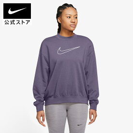【2BUY30%OFFクーポン対象 2.10 20:00〜2.18 23:59】ナイキ Dri-FIT ゲット フィット ウィメンズ グラフィック クルーネック スウェットシャツ NIKE レディース トップス 長袖 スウェット 速乾 スウッシュ ロゴ 公式 ギフト SU25