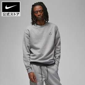 【40%OFFクーポン対象 11.4 0:00〜11.11 1:59】ジョーダン ESS フリースクルー NIKE メンズ トップス 長袖 フリース プルオーバー スウェット トレーナー グレー 灰色 Jordan Jumpman ロゴ 刺繍 公式 ライフスタイル ギフト SU25