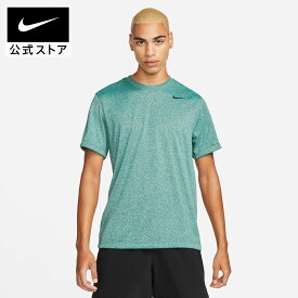 【2BUY15%OFFクーポン対象 8.6 0:00〜8.8 23:59】ナイキ レジェンド メンズ Dri-FIT フィットネス Tシャツ NIKE ジム トレーニング ウェア トップス Dri-FIT 速乾性 グリーン ロゴT 半袖 公式 ギフト SU25