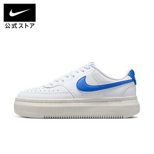 【50%OFFクーポン対象 10.28 0:00〜10.31 23:59】ナイキ コート ビジョン アルタ ウィメンズシューズ NIKE レディース シューズ スニーカー 靴 白 ホワイト 厚底 バスケ 通勤 通学 部活 シンプル ロー