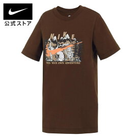 【2BUY15%OFFクーポン対象 8.12 13:00〜8.23 23:59】ナイキ YTH NSW KC1 OUTDOOR FS S/S Tシャツ NIKE キッズ ジュニア 子ども トップス 半袖 子供服 柔らか 軽量 コットン 普段着 ゆったり 綿100％ 男の子 女の子 公式 ギフト SU25