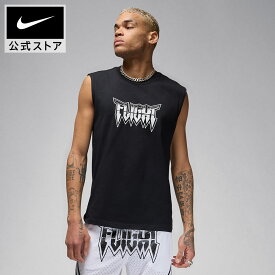【2BUY10%OFFクーポン対象 7.12 12:00〜7.17 13:59】ジョーダン SPRT DF GFX SLVS クルー NIKE メンズ トップス タンクトップ ノースリーブ 黒 ブラック Jordan 速乾 通気性 コットン Jumpman 運動 普段着 公式 ライフスタイル ギフト SU25