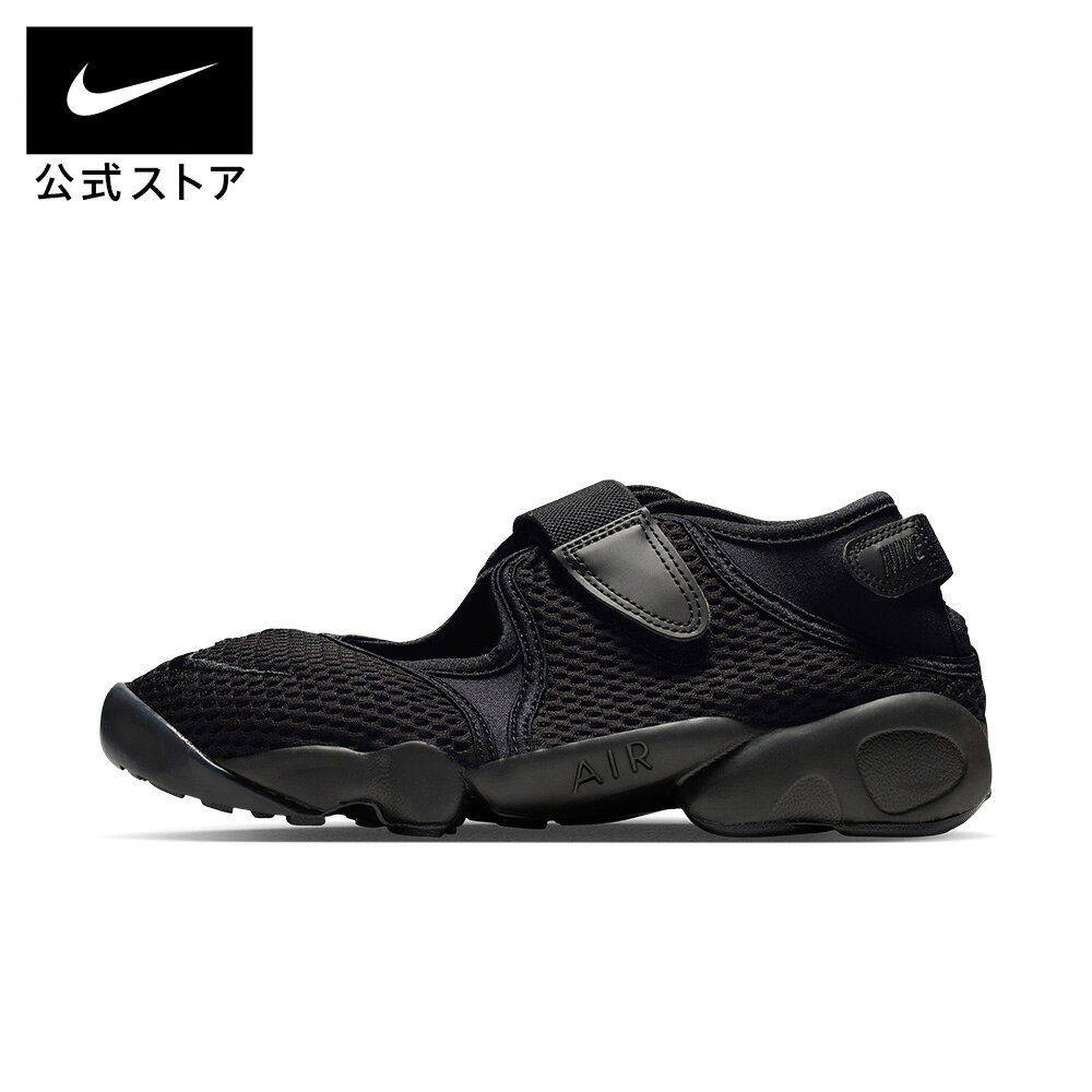 ナイキ ウィメンズ エア リフト メッシュ NIKE レディース シューズ 足袋型 足袋スニーカー エアリフト サンダル ライフスタイル マジックテープ 軽量 通気性 メッシュ素材 黒 ブラック 22cm-29cm iw8074-001 SU26 - メイン画像 2