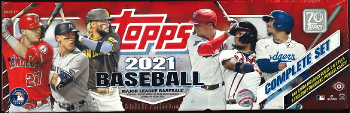 楽天市場】MLB 2021 TOPPS BASEBALL COMPLETE SET HOBBY （送料無料 