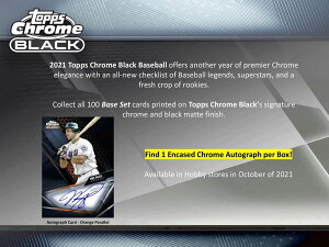 MLB 2021 TOPPS CHROME BLACK BASEBALL BOX�i���������j