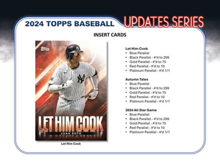 楽天市場】MLB 2024 TOPPS UPDATE SERIES JUMBO BOX : トレカショップ二木