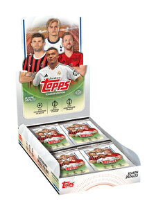 SOCCER 2024-25 TOPPS UEFA CLUB COMPETITION HOBBY BOX�i���������j