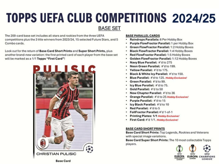 楽天市場】SOCCER 2024-25 TOPPS UEFA CLUB COMPETITION HOBBY BOX 