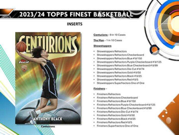 楽天市場】2023-24 TOPPS FINEST BASKETBALL HOBBY BOX（送料無料 