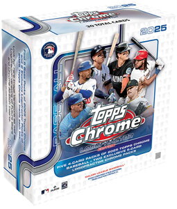 MLB 2025 TOPPS CHROME BASEBALL LOGOFRACTOR MEGA BOX