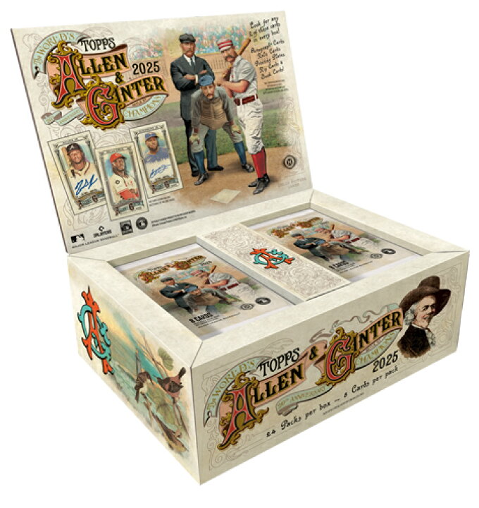 楽天市場】MLB 2025 TOPPS ALLEN & GINTER HOBBY BOX（送料無料） 12月 