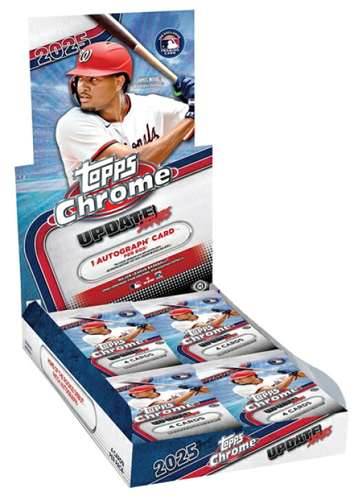 楽天市場】MLB 2025 TOPPS CHROME UPDATES HOBBY BOX（送料無料 