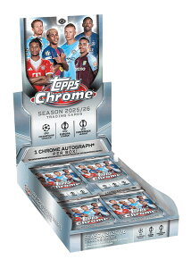 SOCCER 2025-26 TOPPS CHROME UCC HOBBY BOX�i���������j
