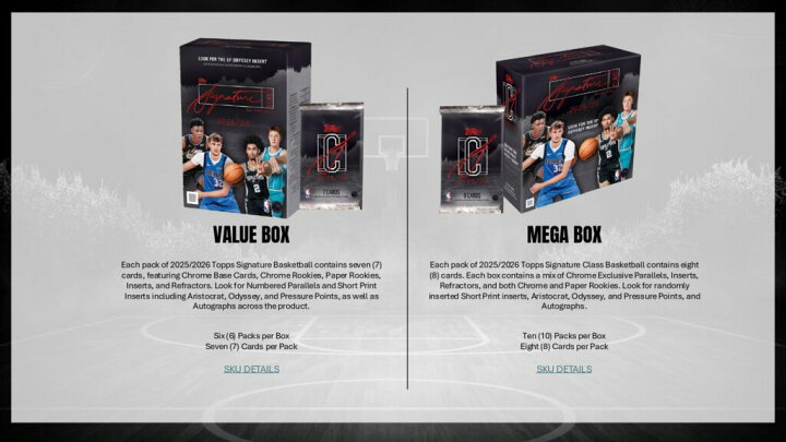 楽天市場】NBA 2025-26 TOPPS SIGNATURE CLASS VALUE BOX（送料無料 