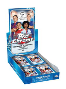 SOCCER 2025-26 TOPPS CHROME UWCL HOBBY UEFA WOMEN'S CHAMPIONS LEAGUE BOX�i���������j