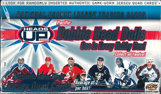 【全商品オープニング価格 NHL 2002 PACIFIC HEADS HOCKEY 同梱不可 UP BOX