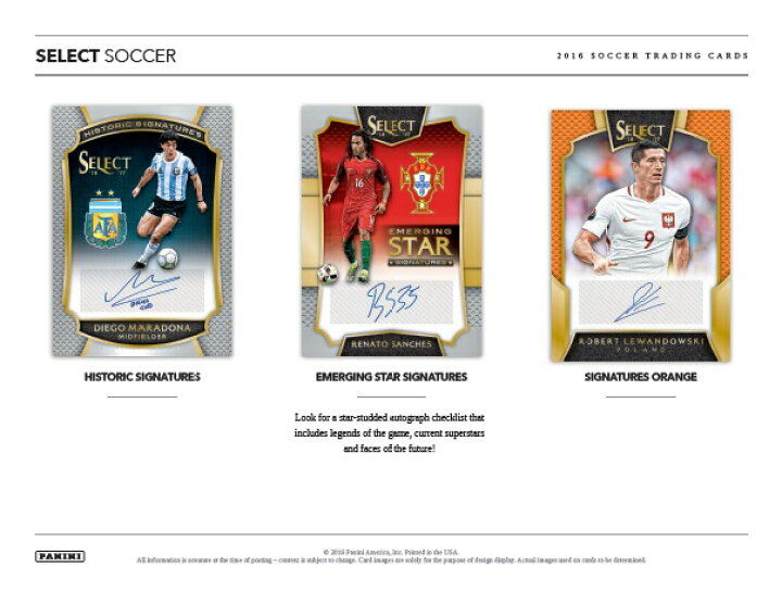 楽天市場】2016/17 PANINI SELECT SOCCER BOX（送料無料） : トレカ 