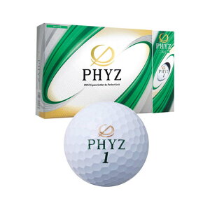 �u���a�X�g�� BRIDGESTONE GOLF PHYZ �{�[�� �z���C�g 1�_�[�X P9WX