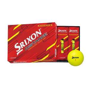 スリクソン(SRIXON) スリクソン DISTANCE ボール パッションイエロー 1ダース